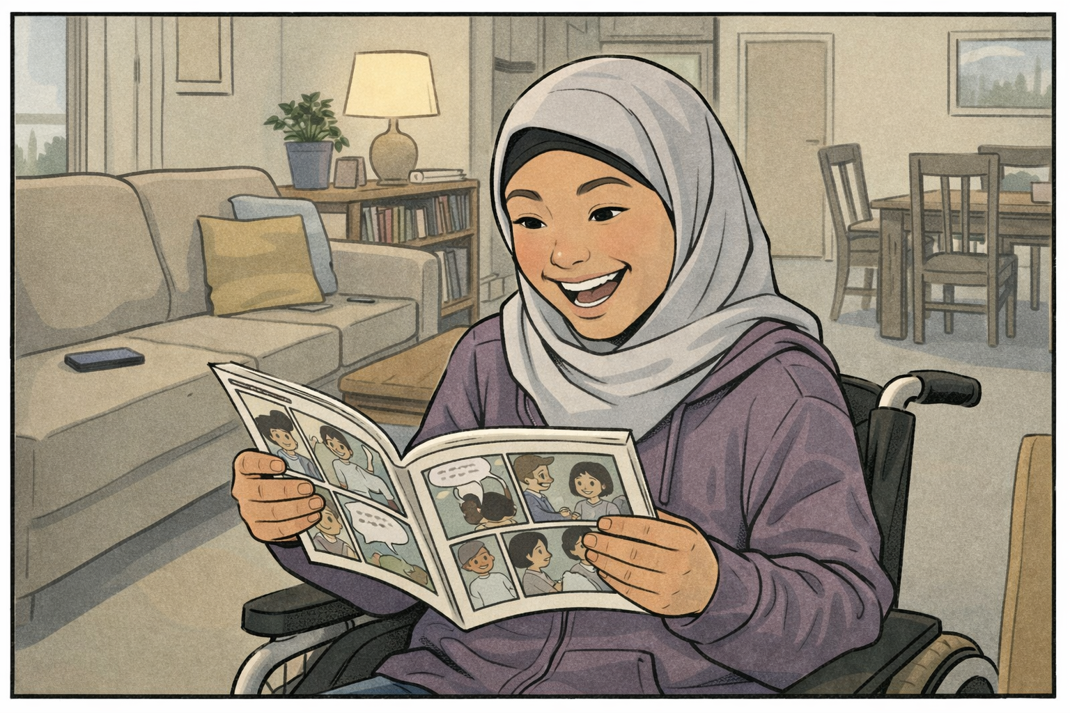 Step 3: The young person receives a physical copy of their own book